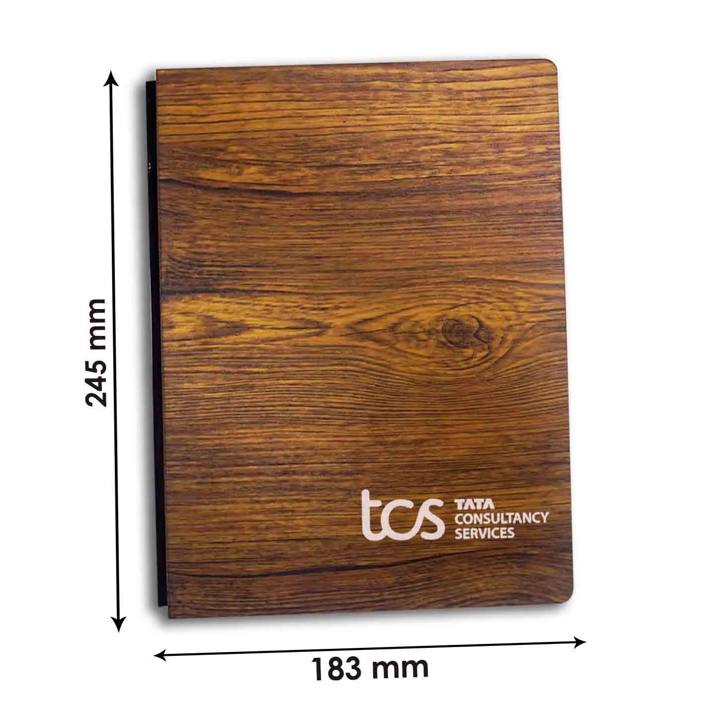 Classic Eco-friendly Wooden Diary with Brand Logo Img 3
